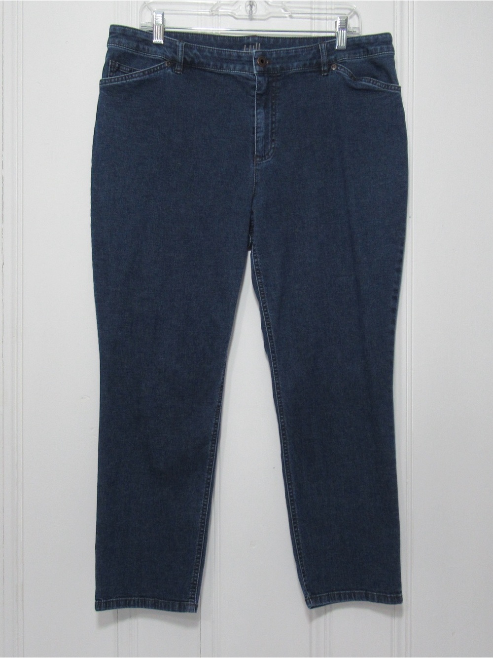 J. Jill Tried & True Fit Slim Ankle Denim Jeans Size 14 Petite